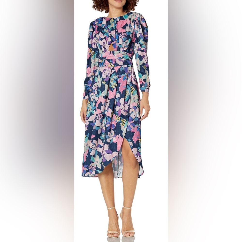 For Love & Lemons Victoria Floral Midi Dress size Small
